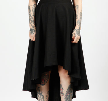 Noir Asymmetric Skirt
