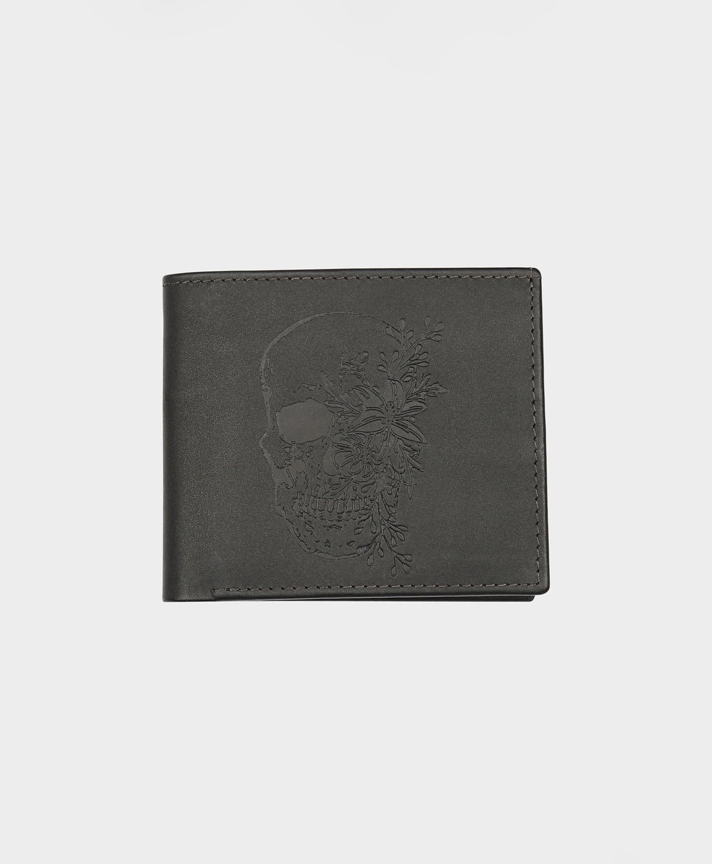 Skull Garden Leather Wallet