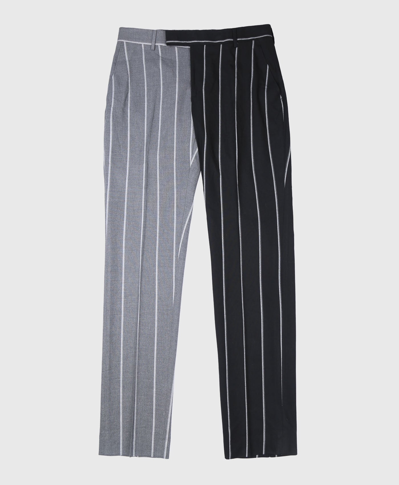 Suit Trouser In Stripe With Contrast Panels