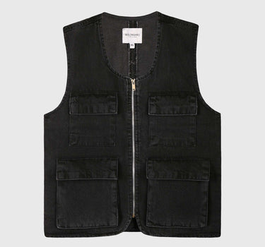 Denim Utility Vest
