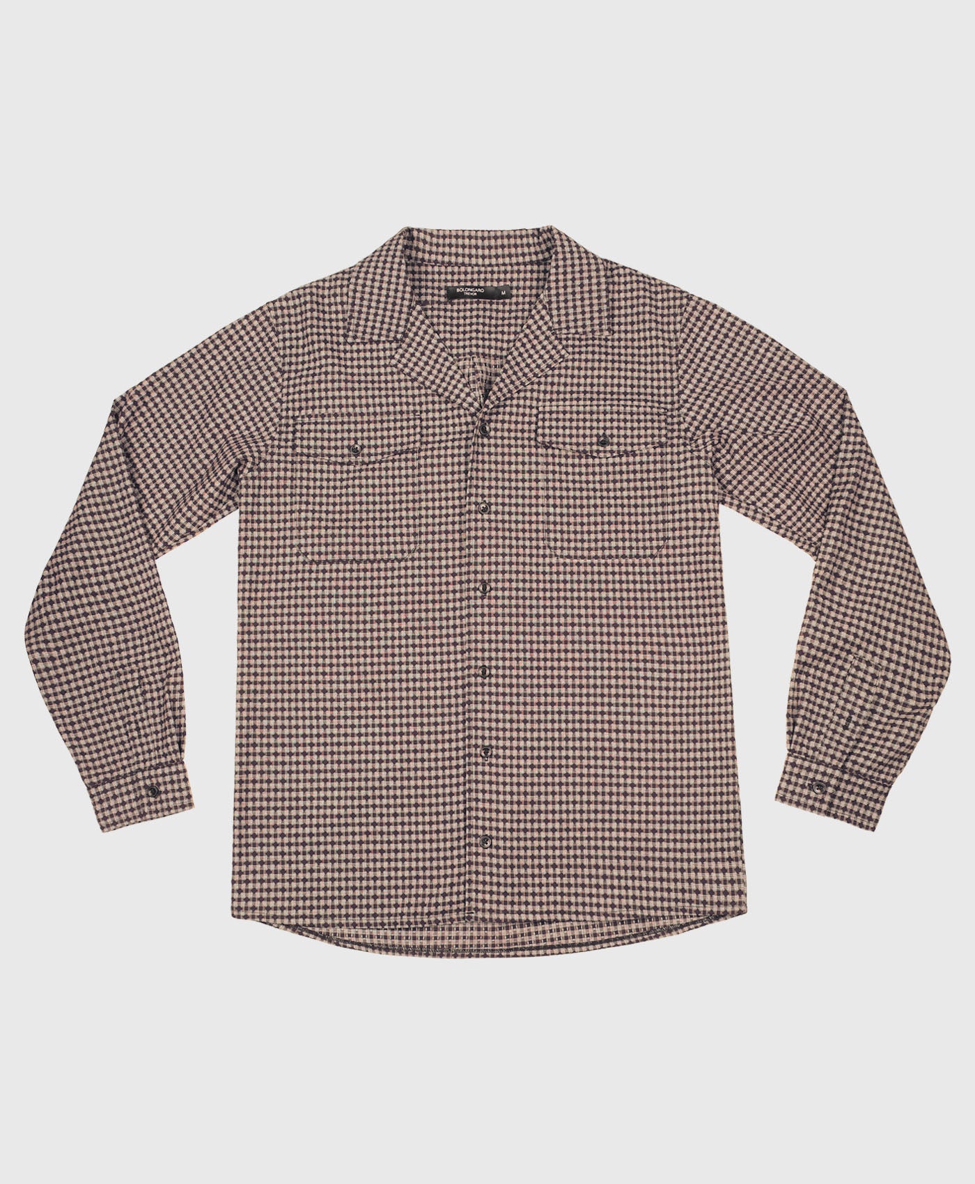 Utility Shirt In Brown Check