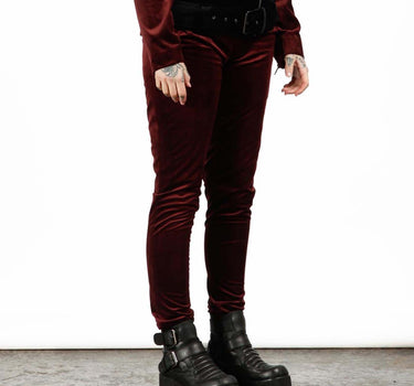 Velvet Skinny Trousers