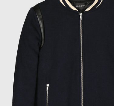 Street Shadow Wool Bomber Jacket