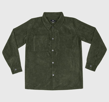 Worker Cord Shirt In Khaki